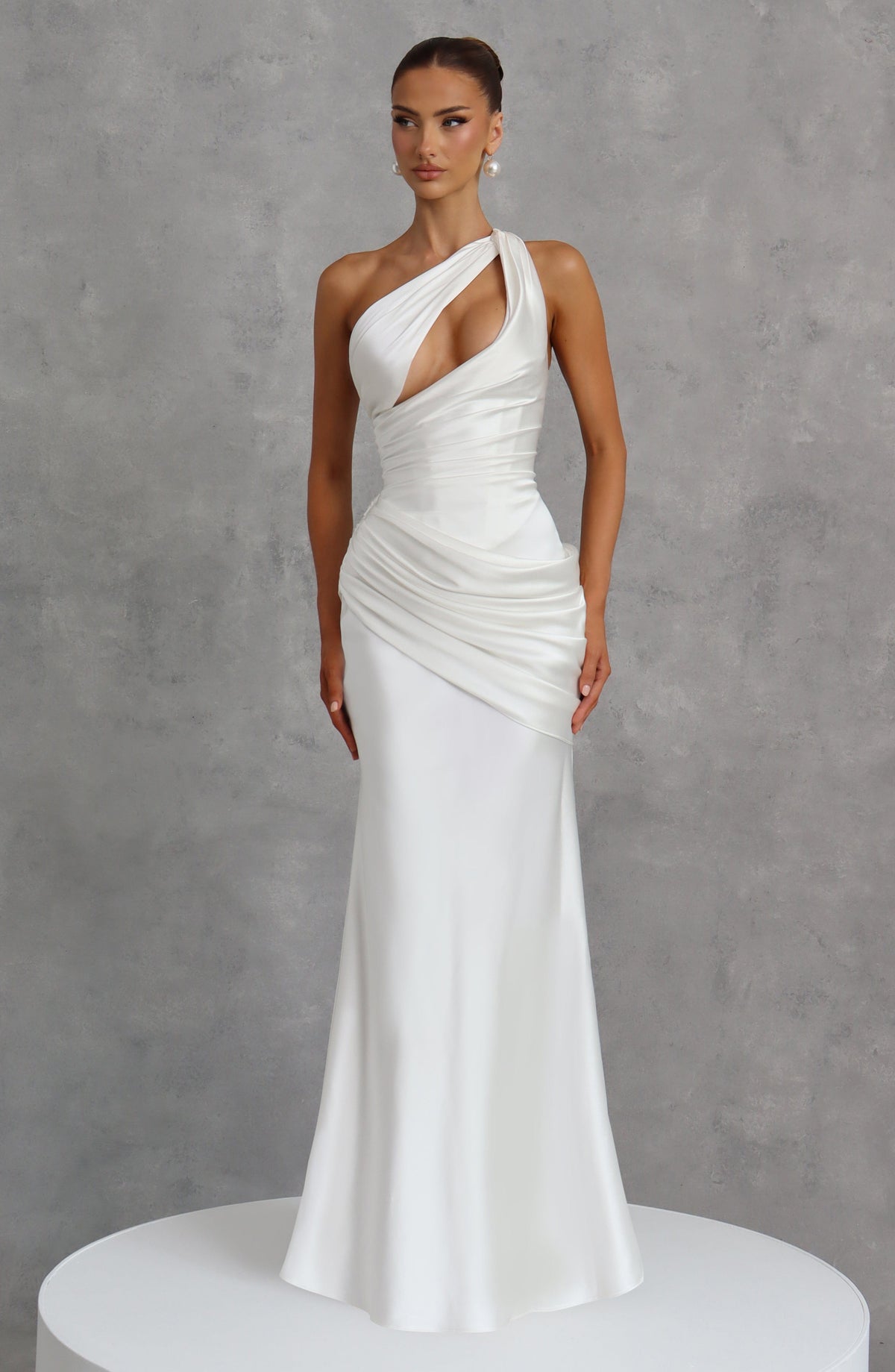 Vestido largo Emina - marfil