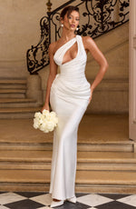 Vestido largo Emina - marfil