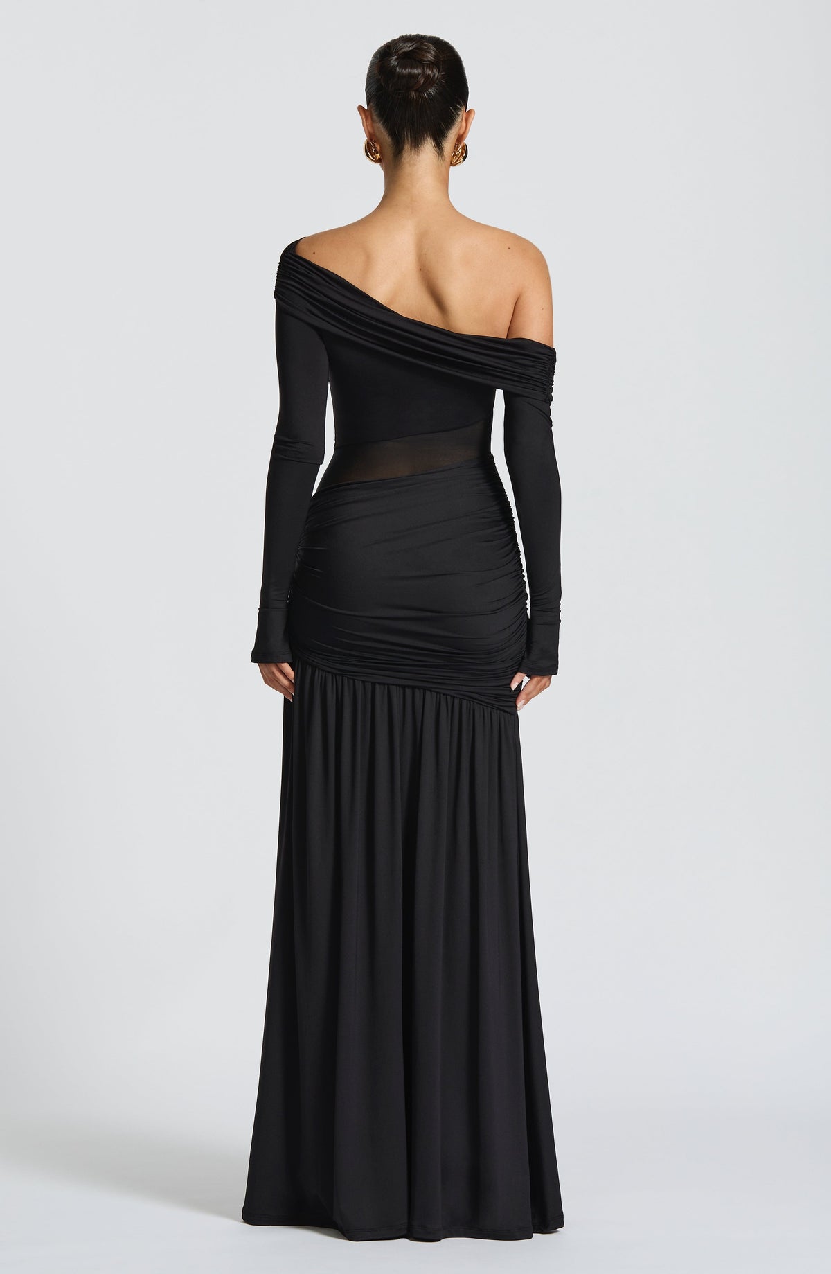 Vestido largo Ettalie - negro