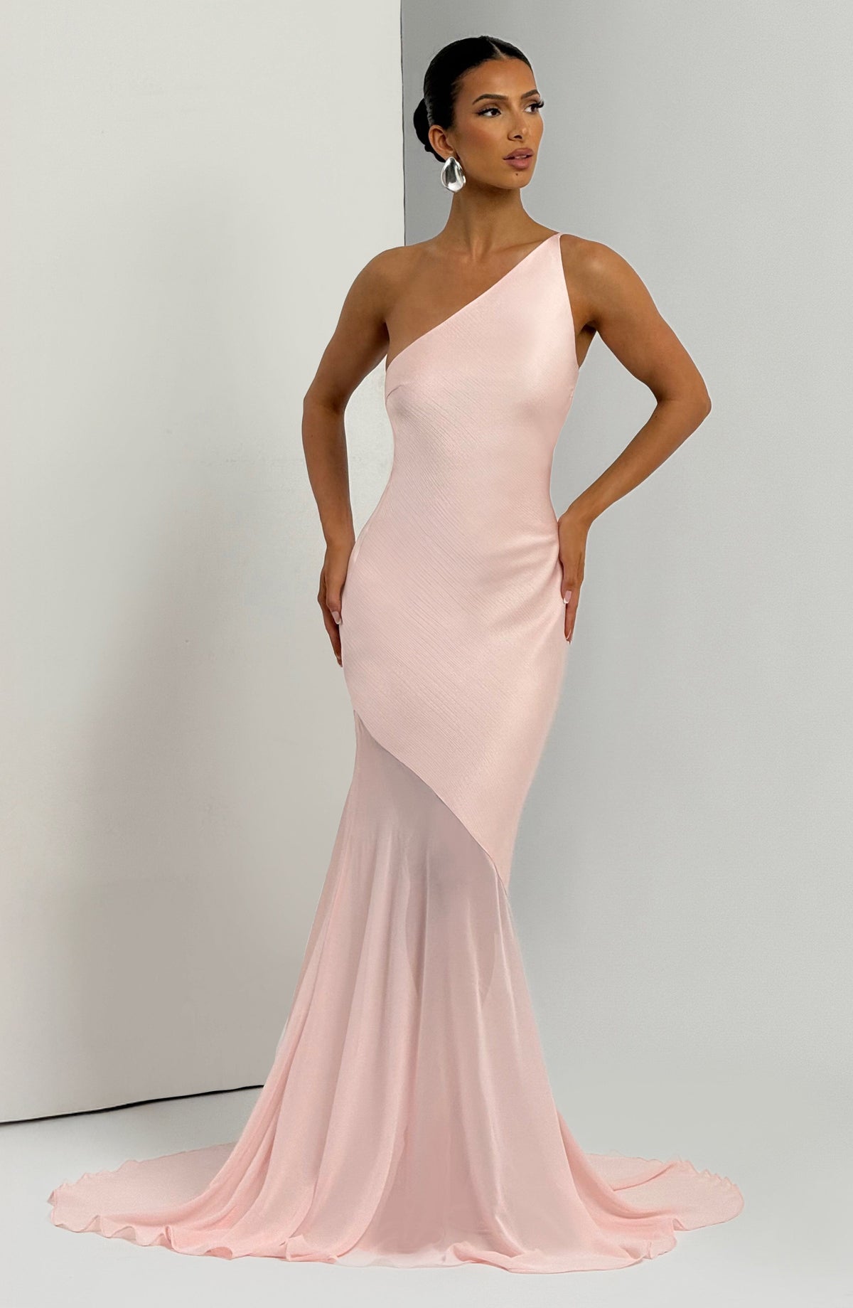 Vestido de gala Fable - rosa empolvado