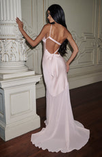 Vestido de gala Fable - rosa empolvado