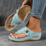 Andrea | Sandalias de Cuña Cómodas con Sujeción