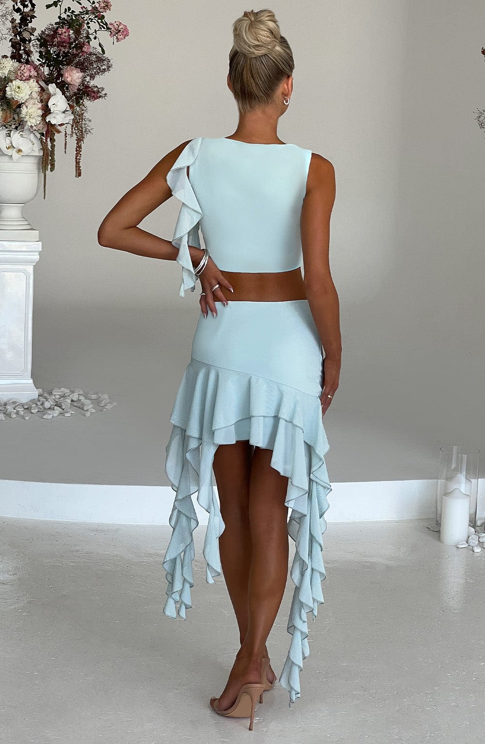 Minifalda Ferna - verde menta