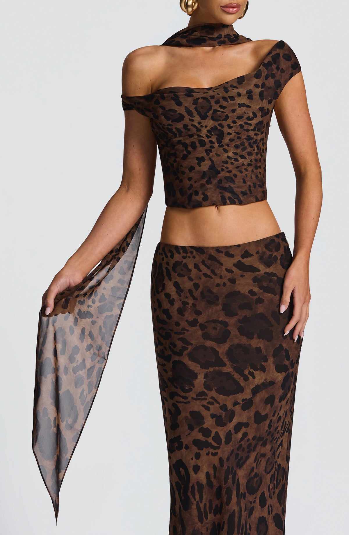 Pañuelo Freda - estampado de leopardo