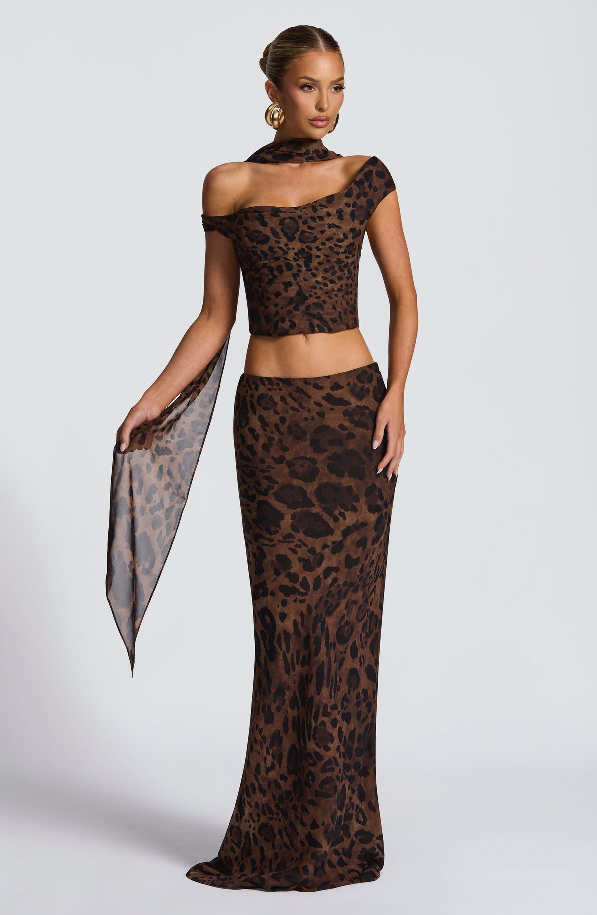 Pañuelo Freda - estampado de leopardo