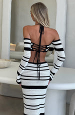 Top Georgia - negro y blanco