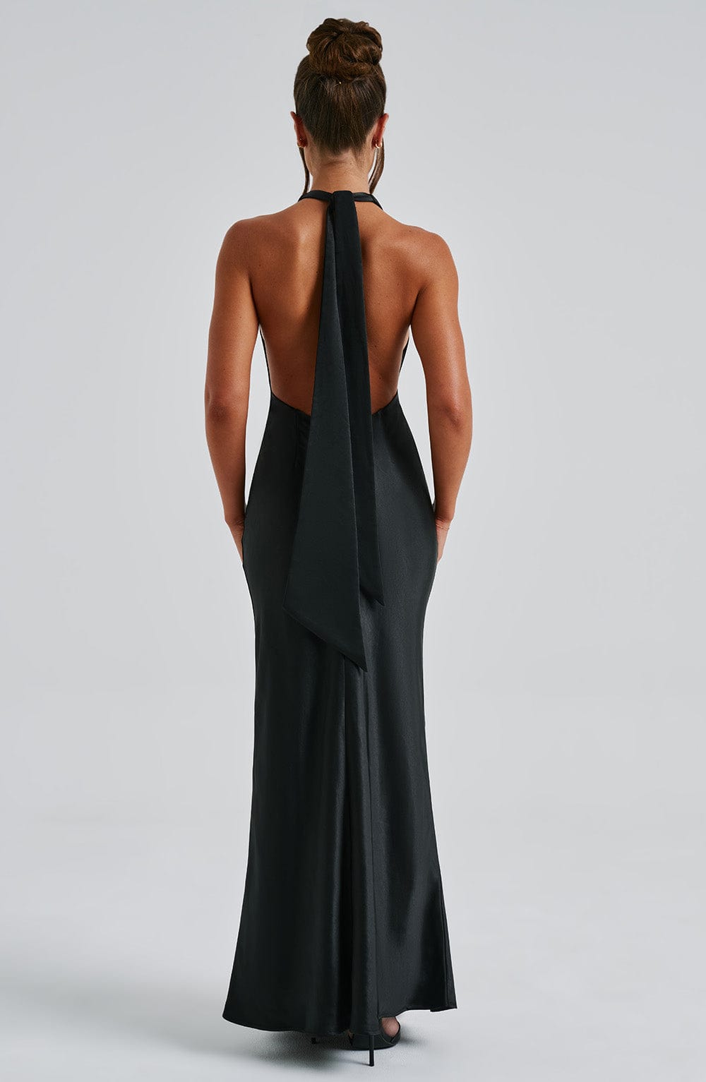 Vestido largo Halo - negro