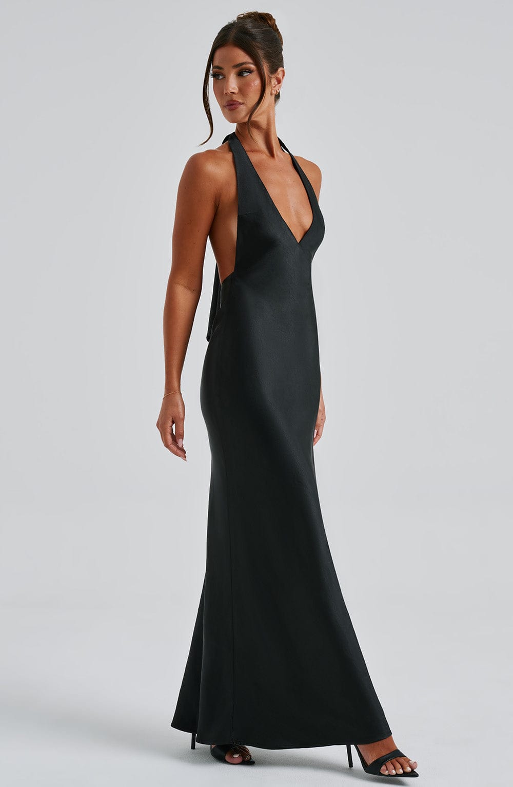 Vestido largo Halo - negro