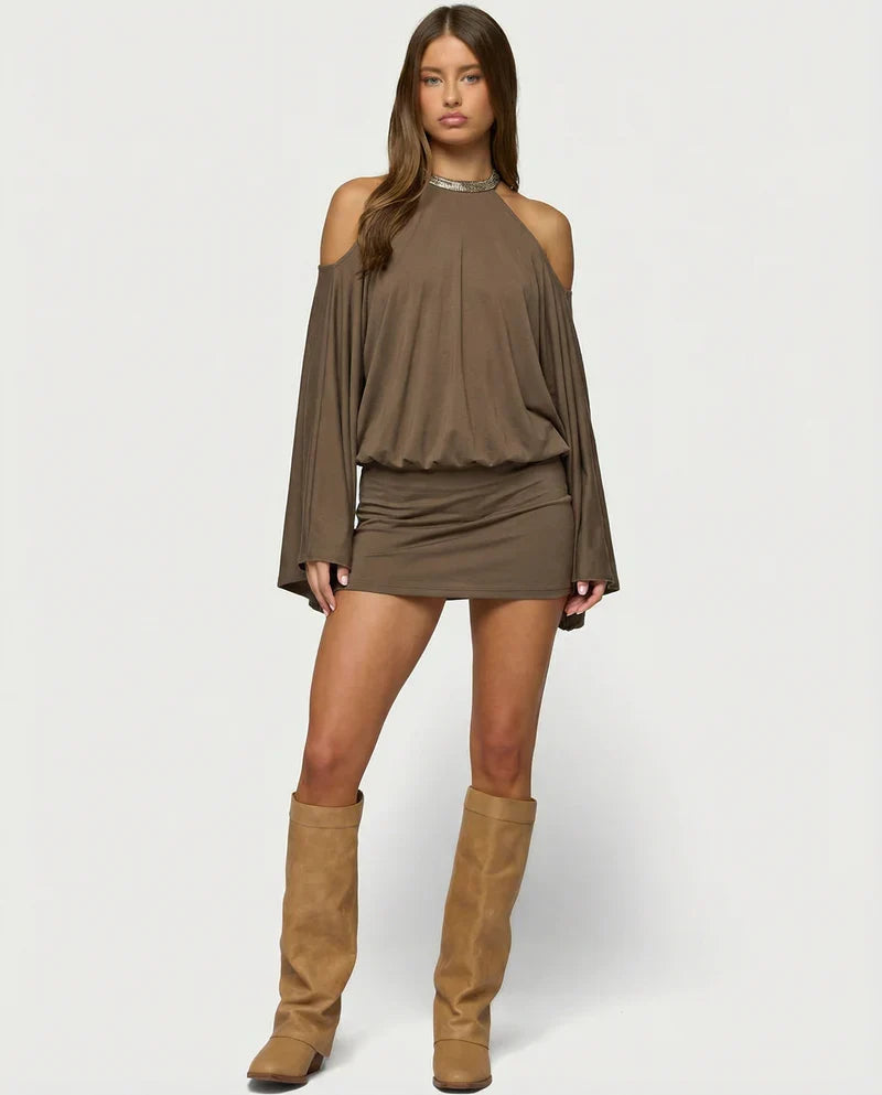 NOVELYA | Vestido Golden Mirage