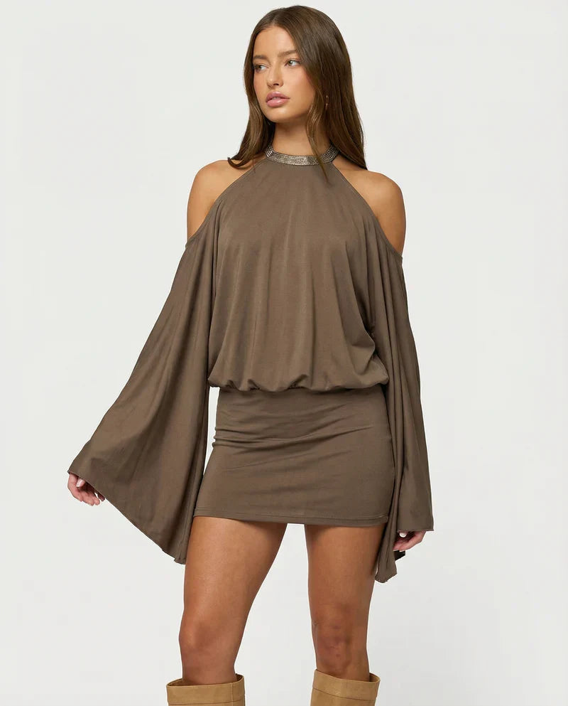 NOVELYA | Vestido Golden Mirage