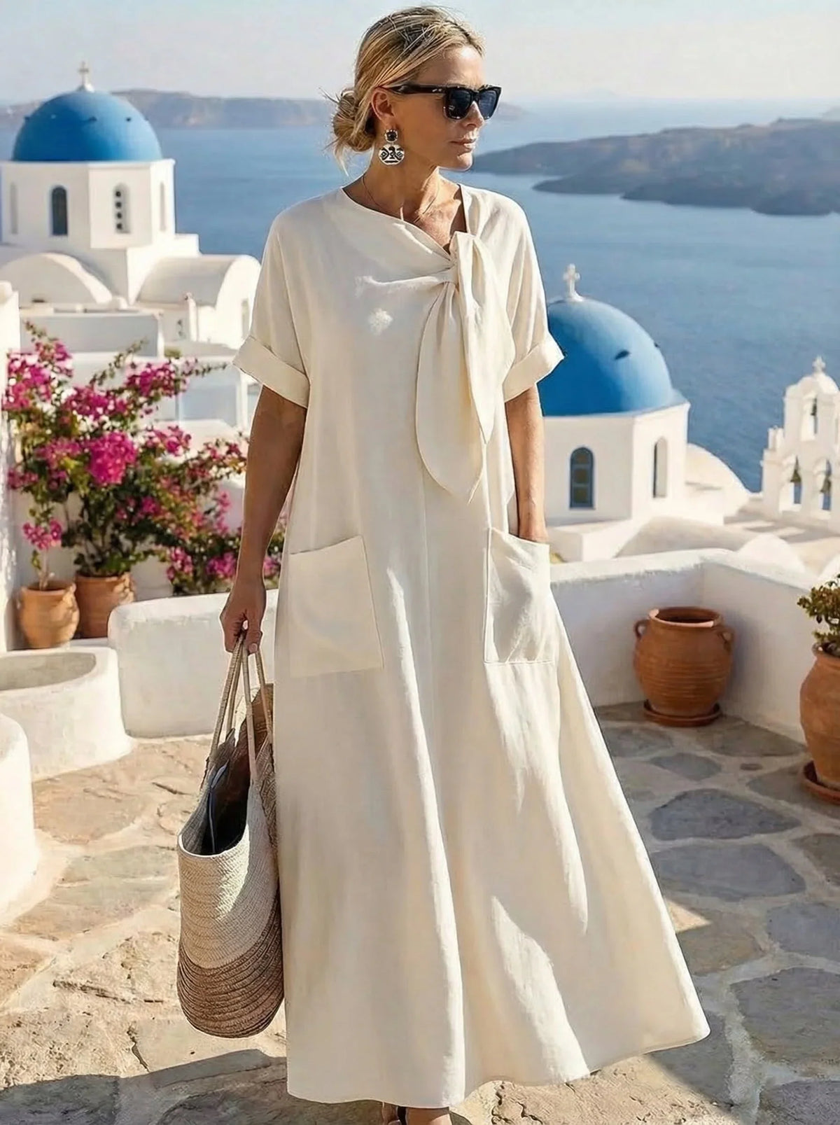 Vestido Elegante Fleur™ con Bolsillos
