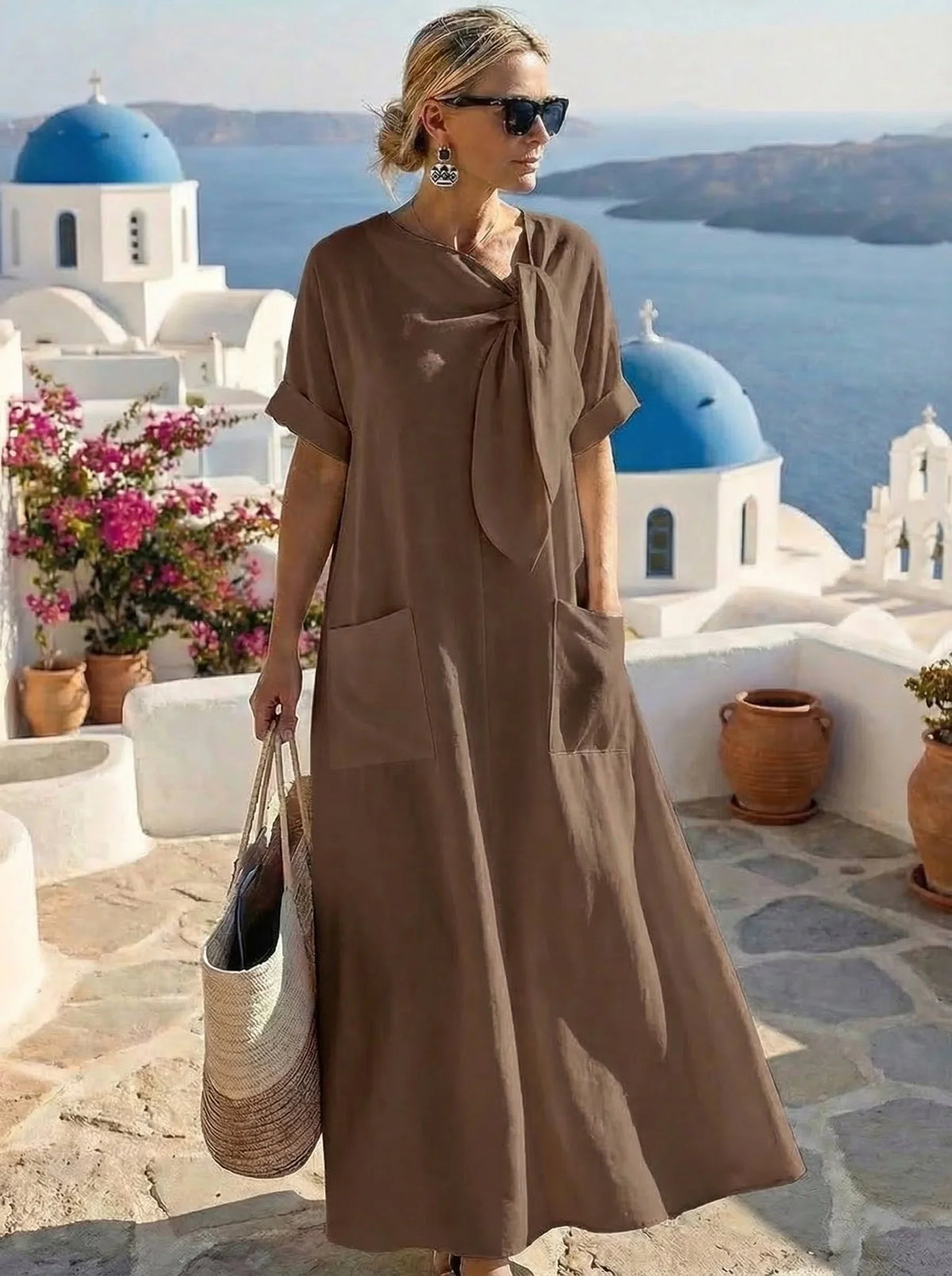 Vestido Elegante Fleur™ con Bolsillos