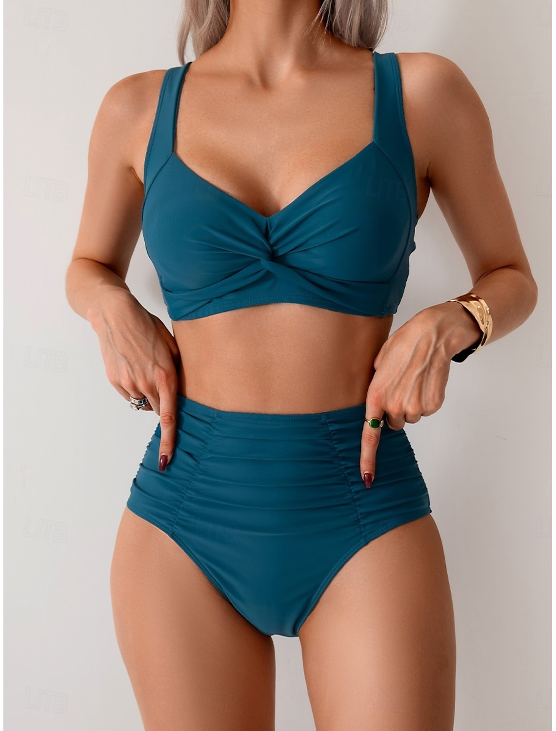 Daniela - Bikini de Tejido Plisado