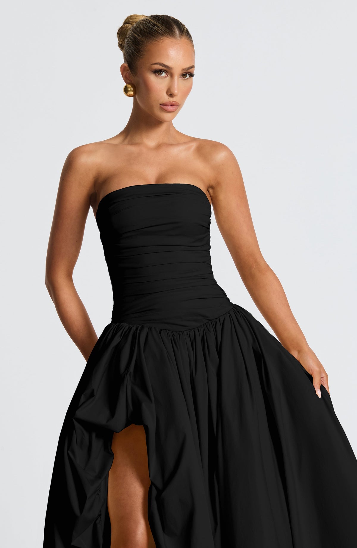 Vestido largo Jillian - negro