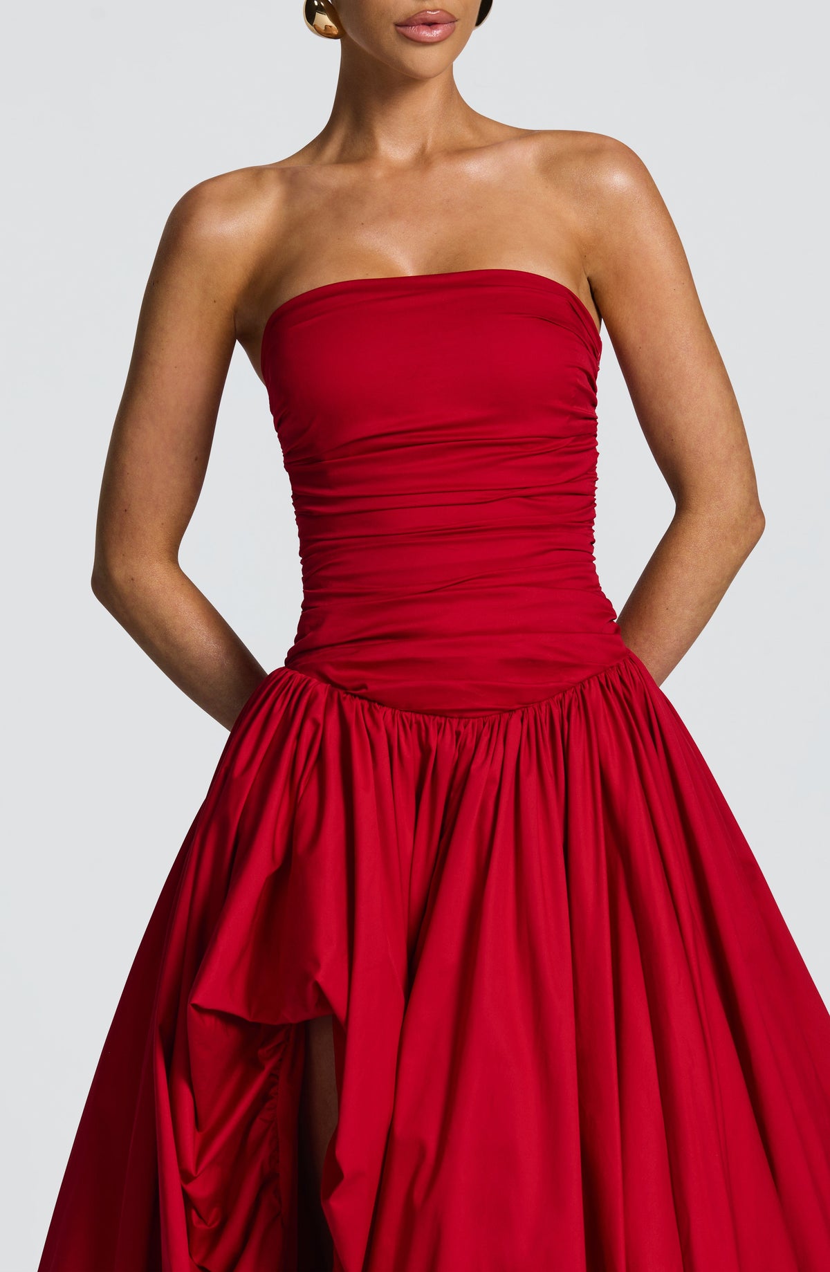 Vestido largo Jillian - rojo