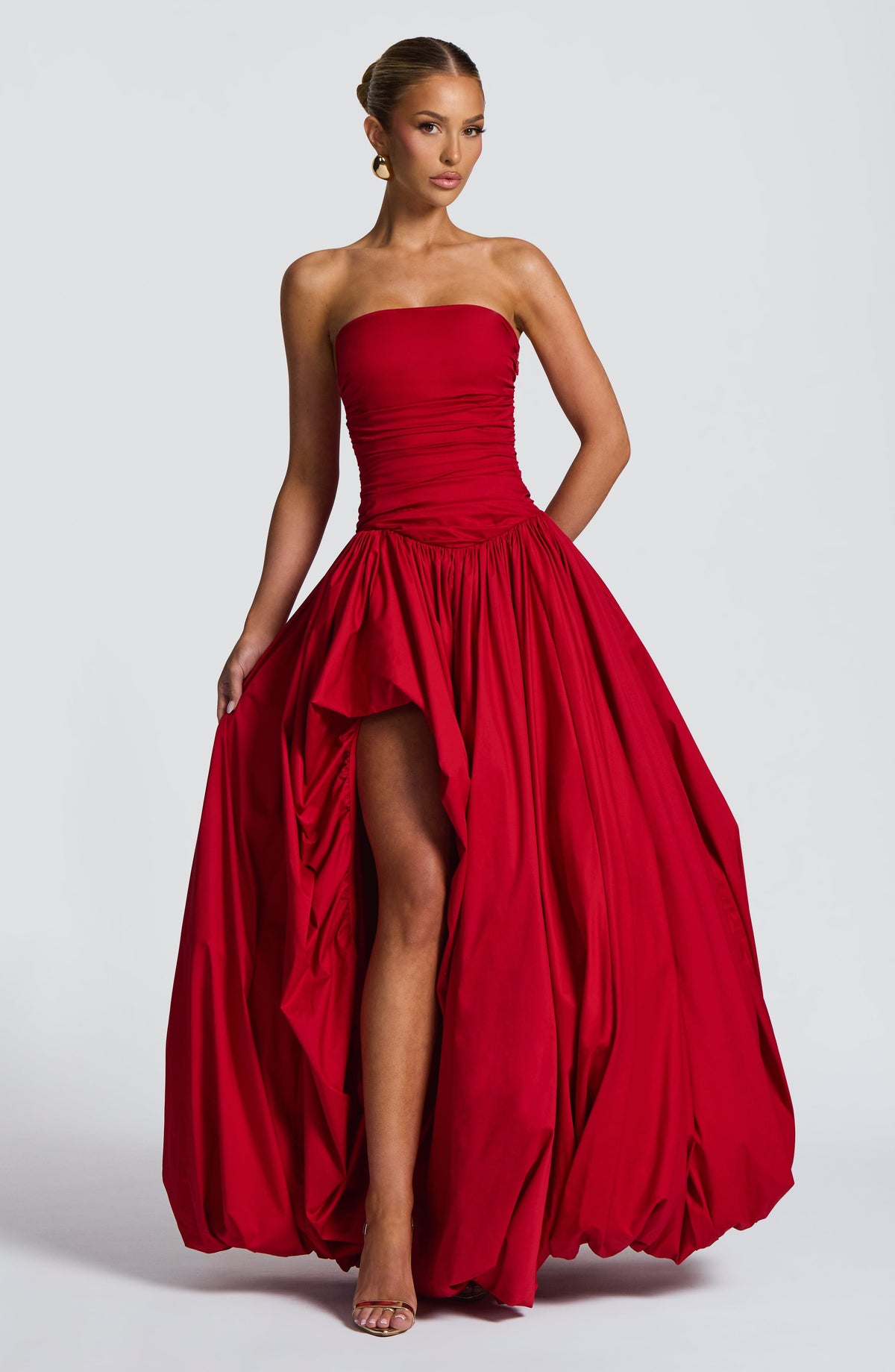 Vestido largo Jillian - rojo