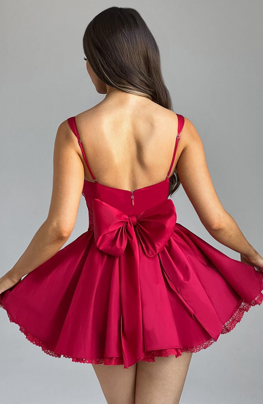 Vestido corto Josie - rojo