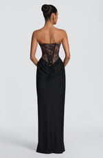 Vestido largo Kathleen - negro
