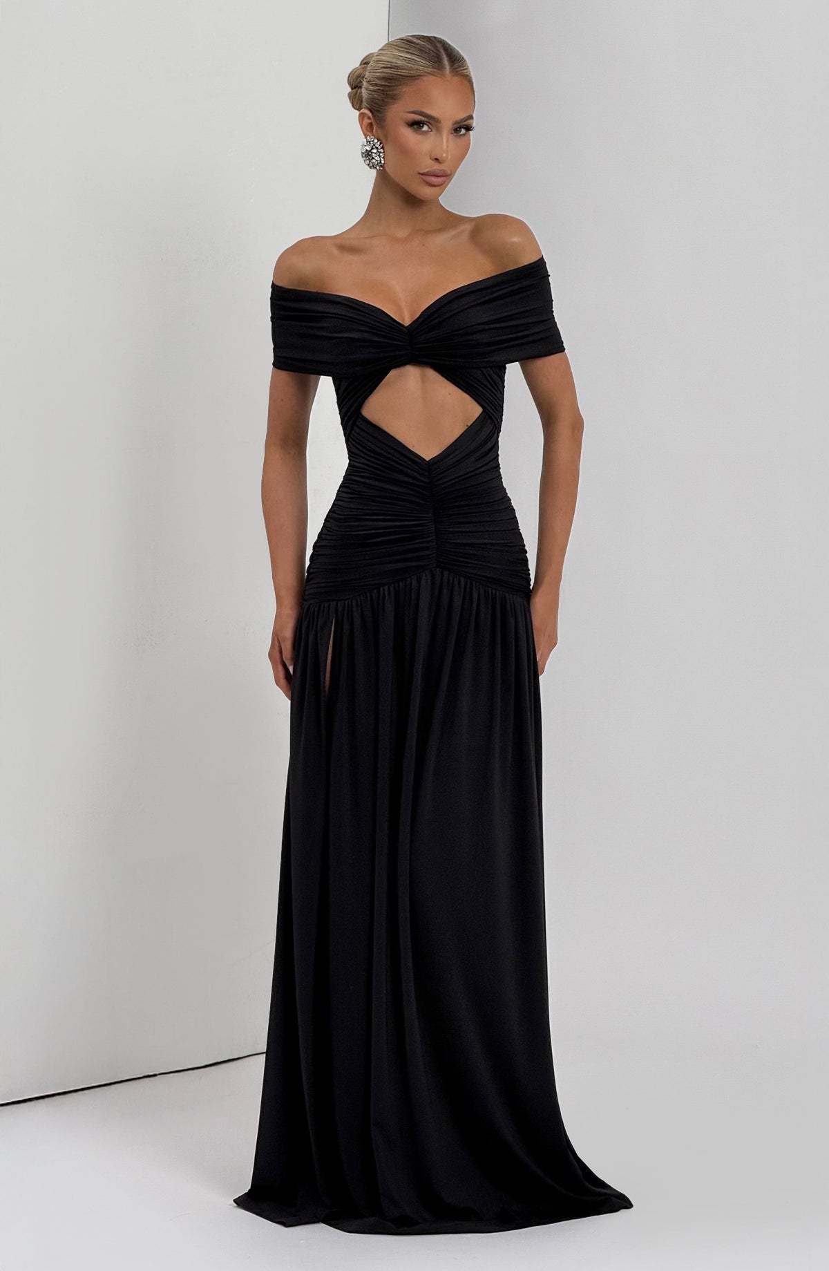 Vestido largo Kathryn - negro