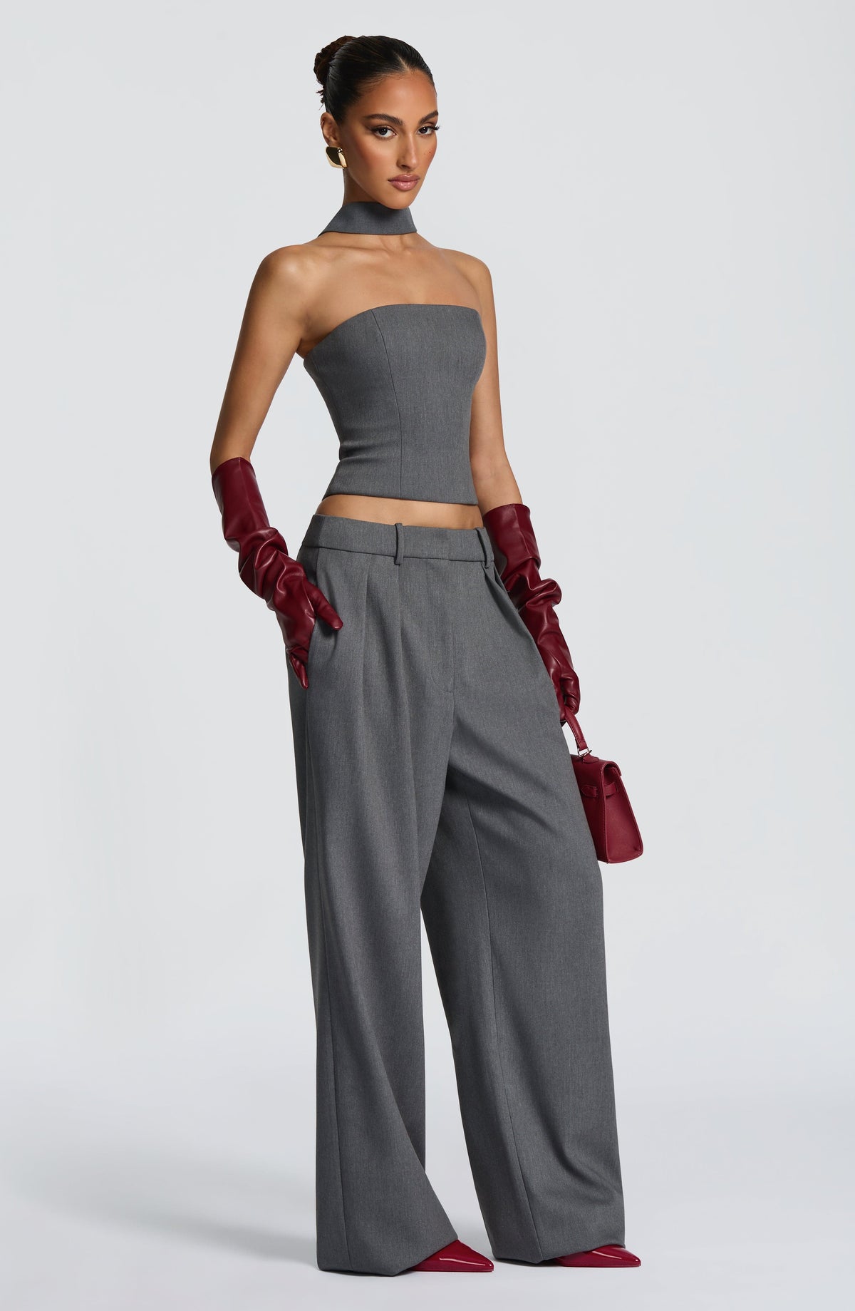 Top Kerry - gris jaspeado