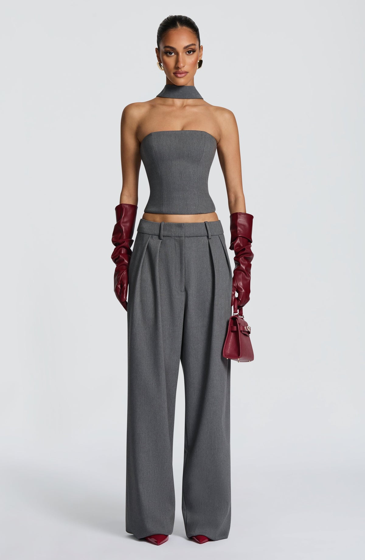 Top Kerry - gris jaspeado