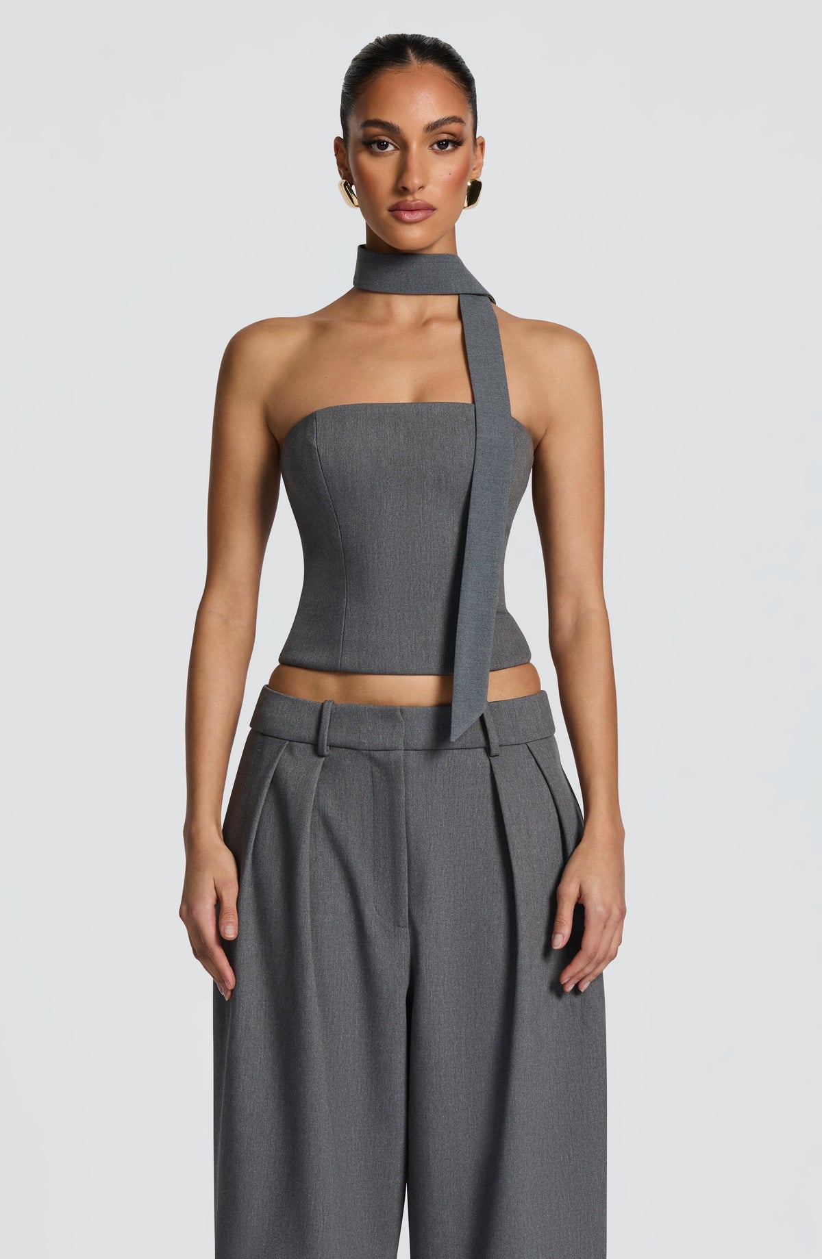 Top Kerry - gris jaspeado