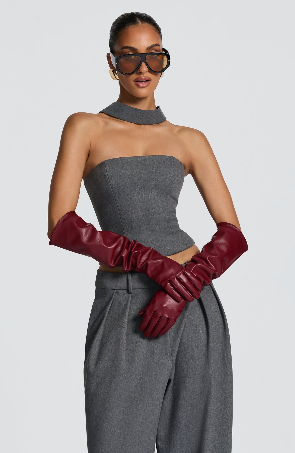 Top Kerry - gris jaspeado