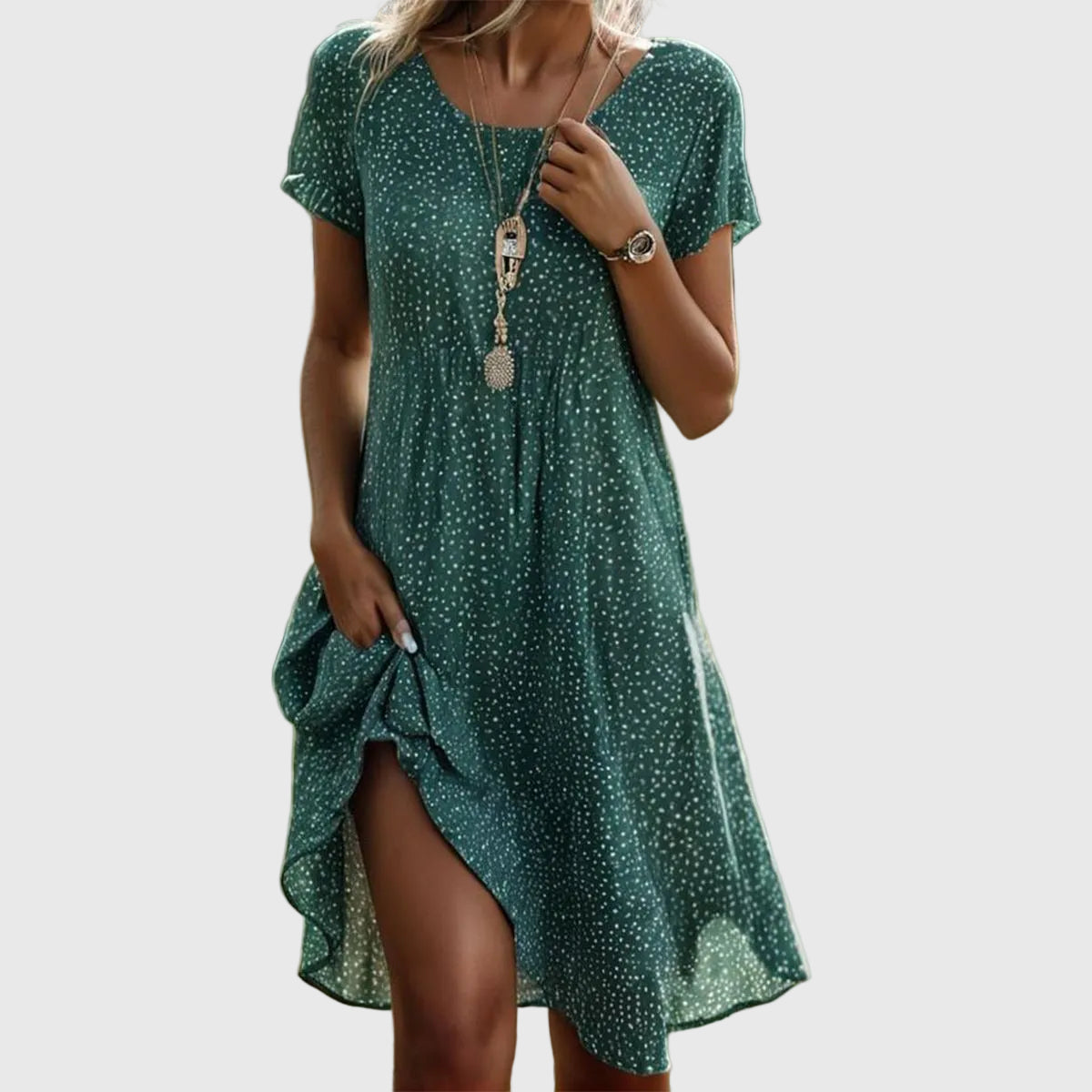 Blanca - Vestido Fluido Elegante
