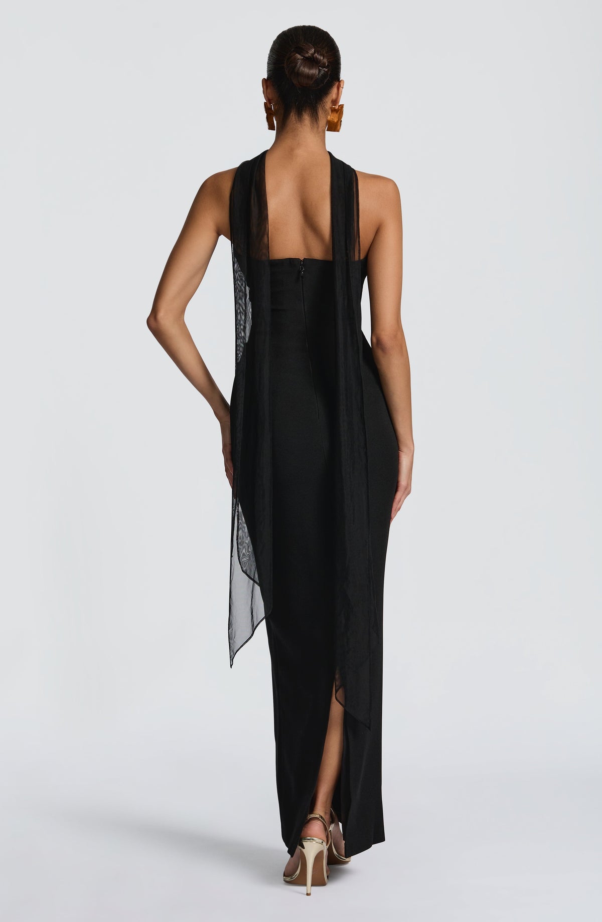 Vestido largo Lindsey - negro