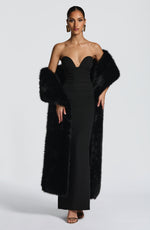 Vestido largo Lindsey - negro