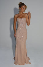 Vestido de gala Lorelei - nude