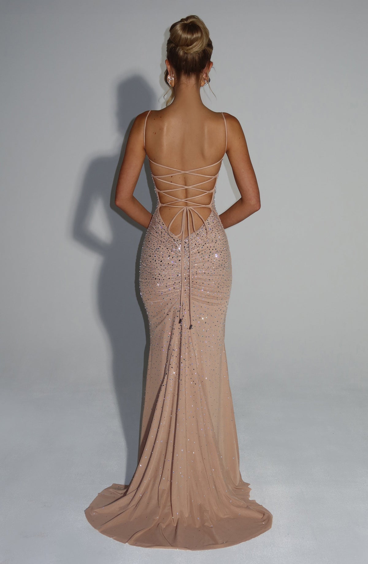 Vestido de gala Lorelei - nude