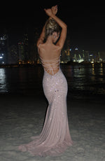 Vestido de gala Lorelei - nude