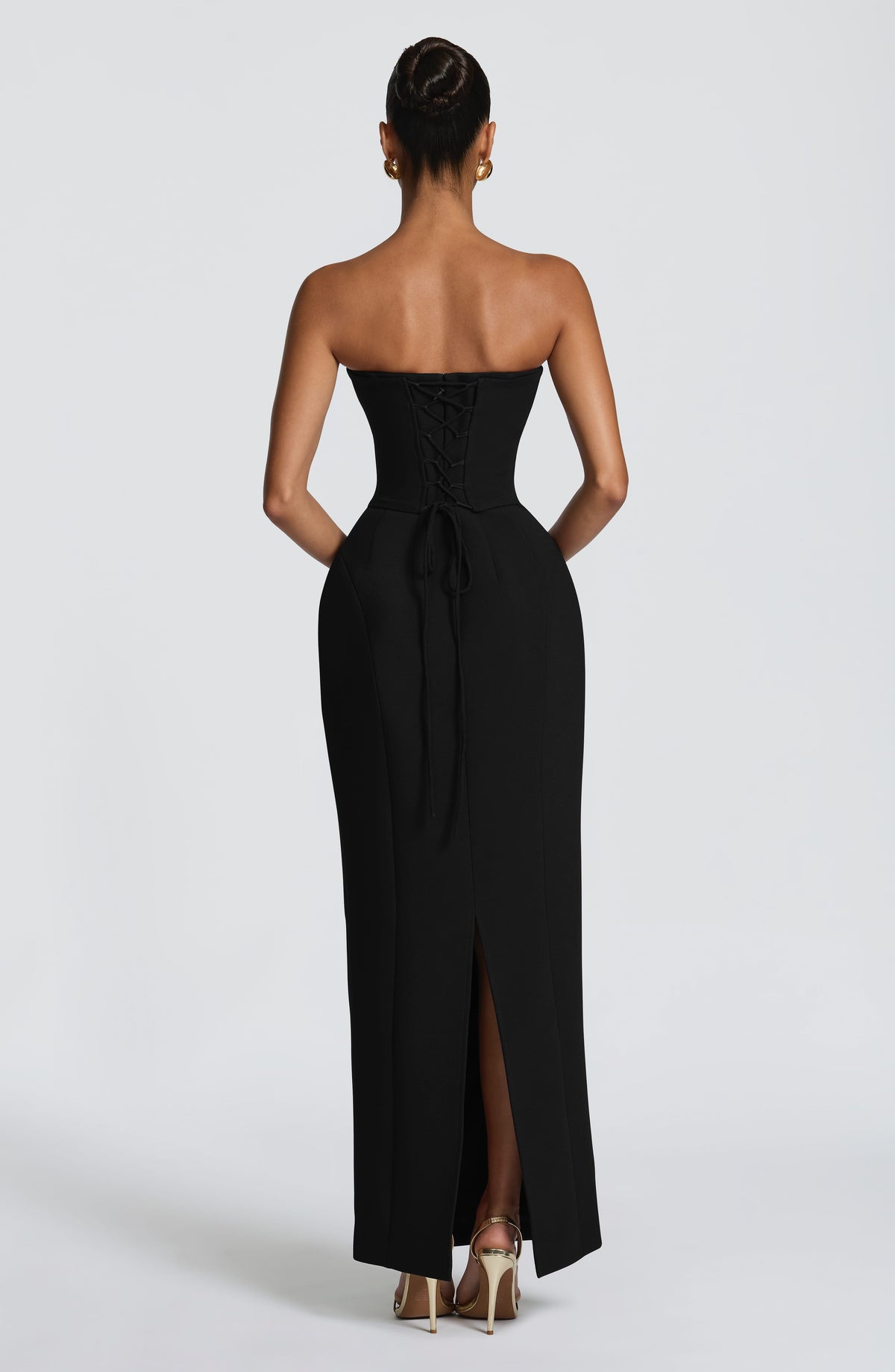 Vestido largo Manon - negro
