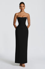 Vestido largo Manon - negro