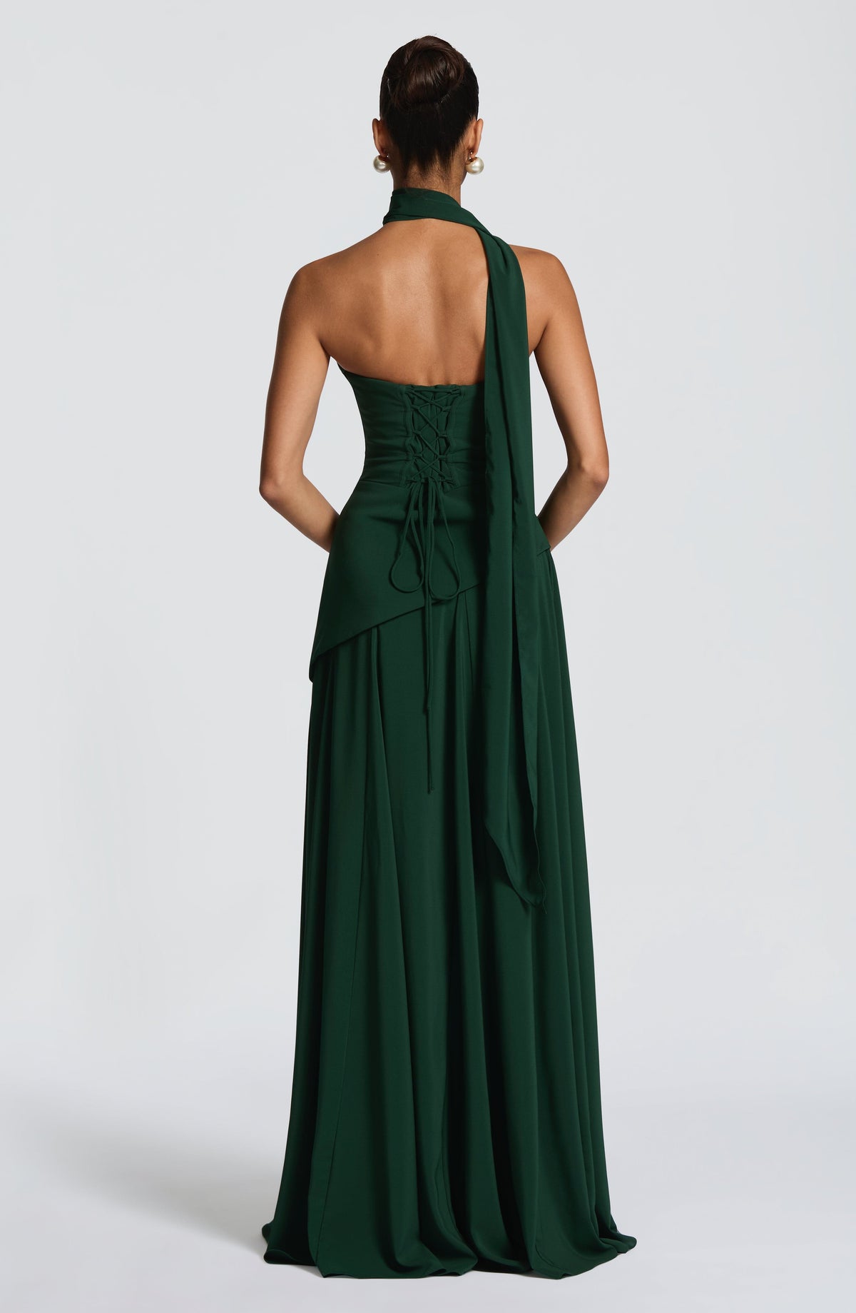 Pañuelo Mila - verde esmeralda