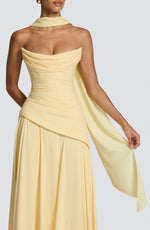 Pañuelo Mila - amarillo limón