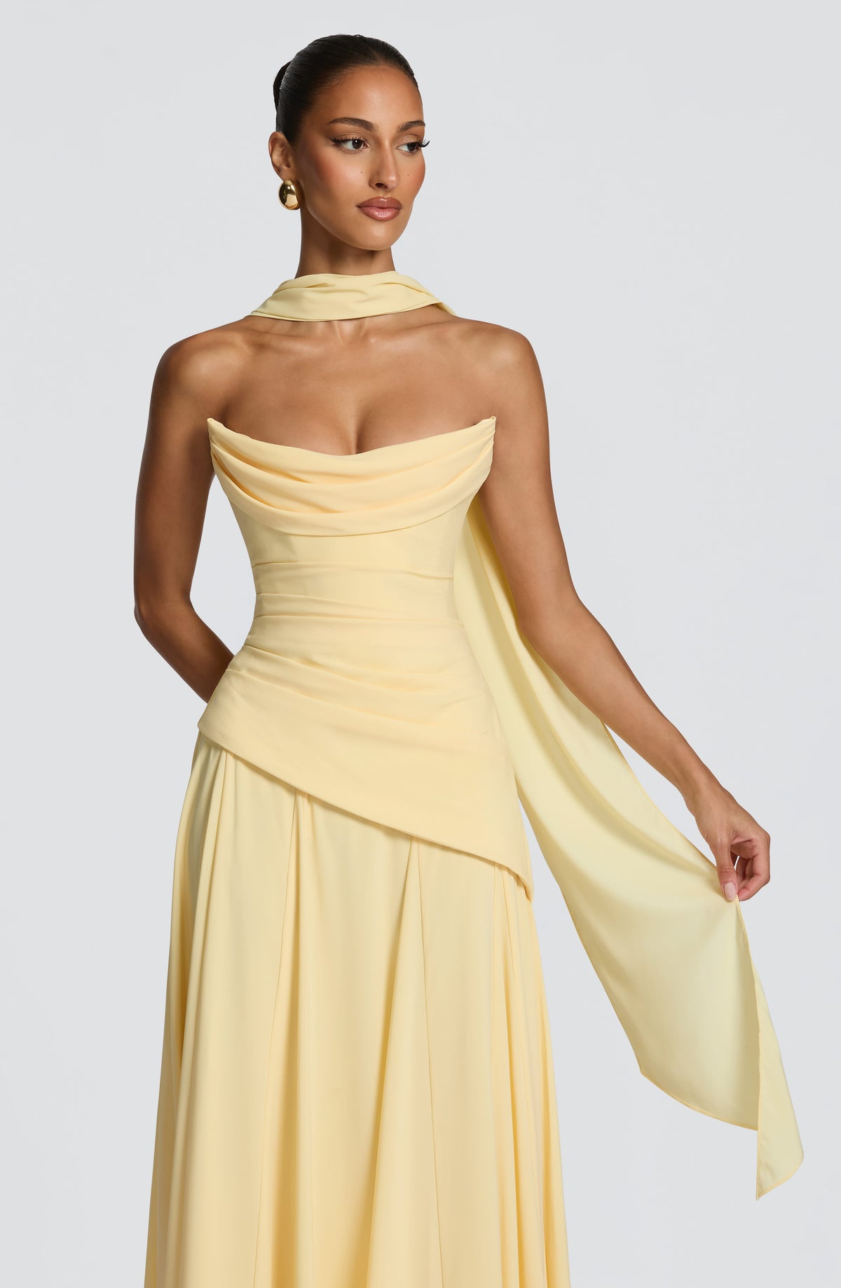 Pañuelo Mila - amarillo limón