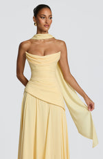Pañuelo Mila - amarillo limón