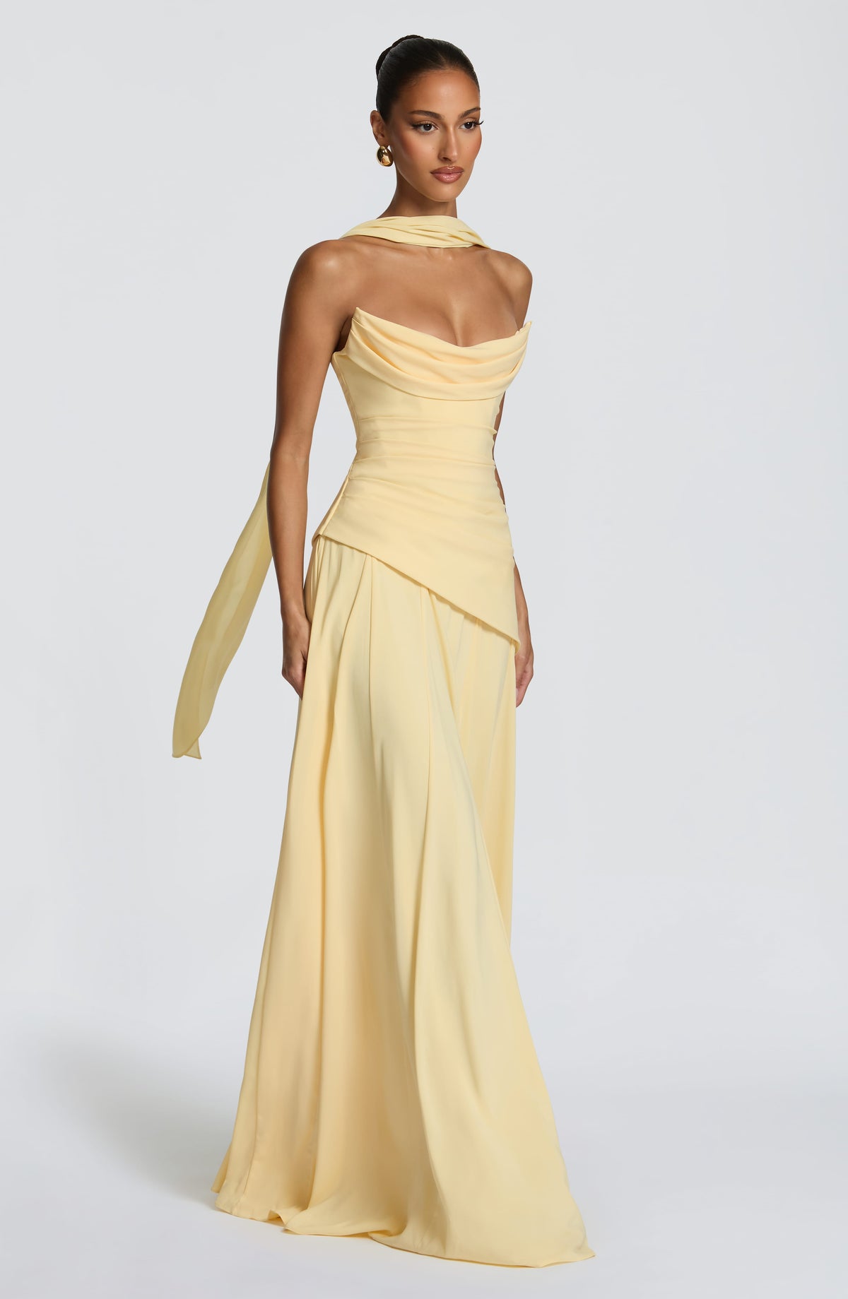 Pañuelo Mila - amarillo limón