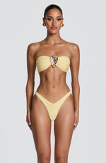 Top bandeau Nuala - amarillo limón