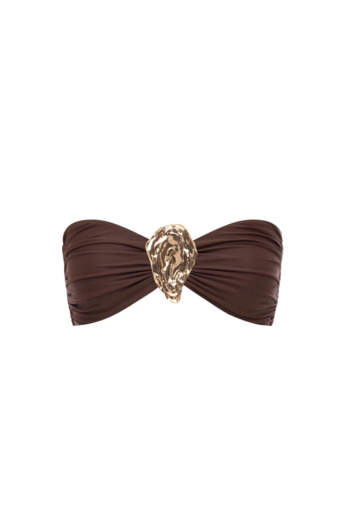 Top bandeau Nuala - marrón ciruela