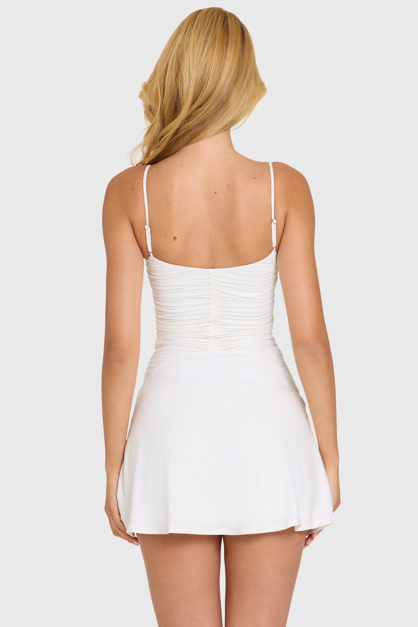 Modal Mini Dress in Coconut