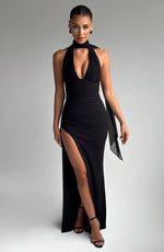 Vestido largo Paulina - negro