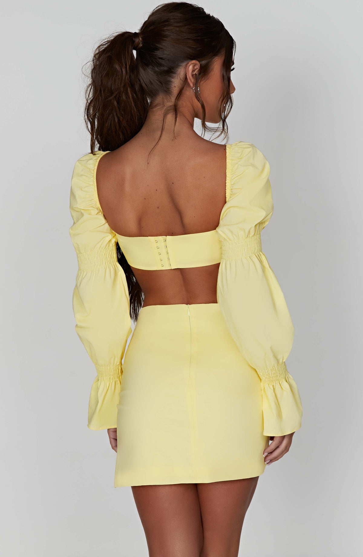 Minifalda Perla - amarillo limón