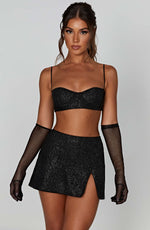 Top Posie - negro brillante