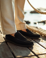 Mocasines de Ante Premium - Suela Negra
