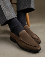 Mocasines de Ante Premium - Suela Negra