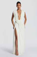 Vestido de gala Romilly - marfil