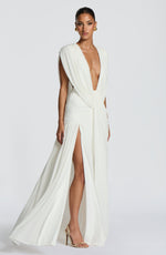 Vestido de gala Romilly - marfil
